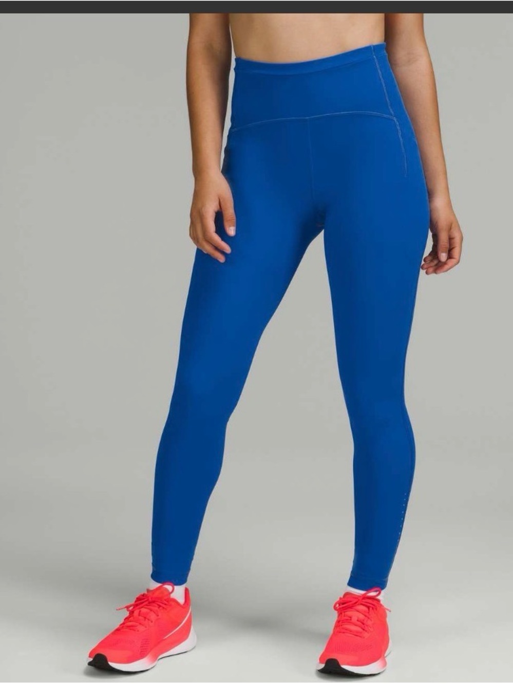 Lululemon Swift Speed High Rise 28” Leggings Blazer Blue Tone Size 10